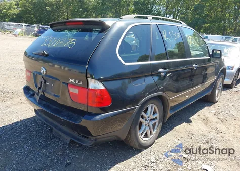 2005 BMW X5 4.4I из США, поврежденный, VIN 5UXFB53555LV19140